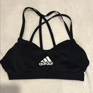 Women’s Small Adidas Black Strappy Sports Bra